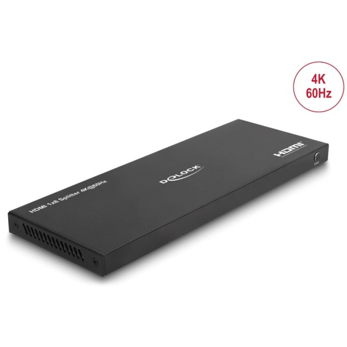 Load image into Gallery viewer, Delock hdmi splitter 1x hdmi in > 8x hdmi out, 4k 60hz (zwart, met downscaler)