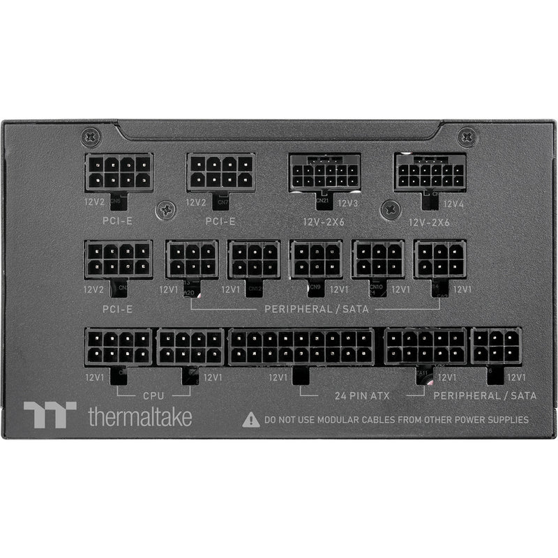 Load image into Gallery viewer, Thermaltake toughpower tf3 modulaire 1300 watt voeding (zwart, 6x pcie)