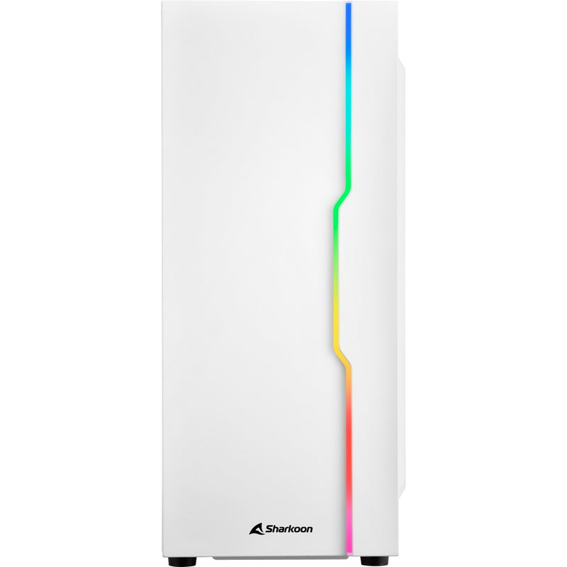 Load image into Gallery viewer, Sharkoon rgb slider midi tower behuizing (wit | 3x usb-a | rgb | tempered glass)
