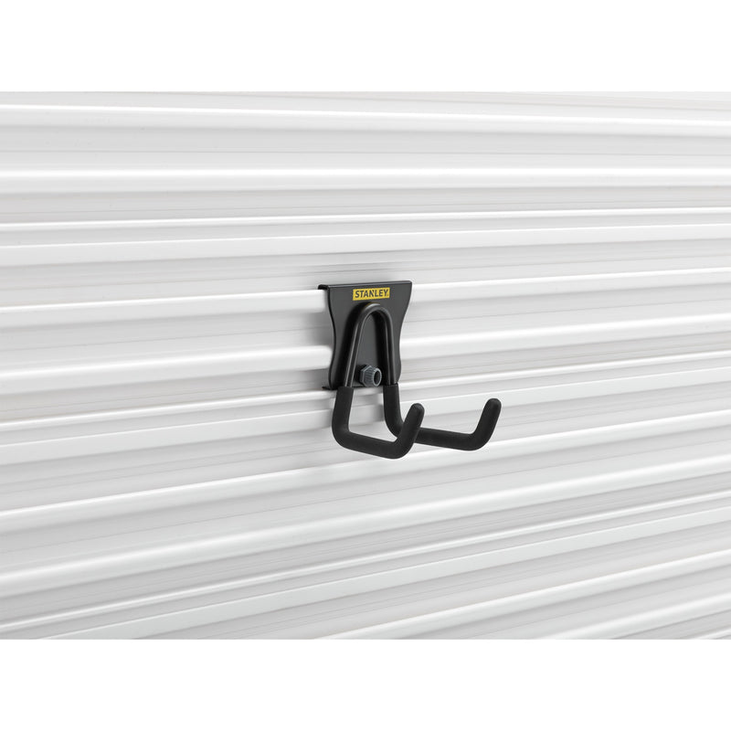 Load image into Gallery viewer, Stanley track wall - universele haak medium houder (zwart)