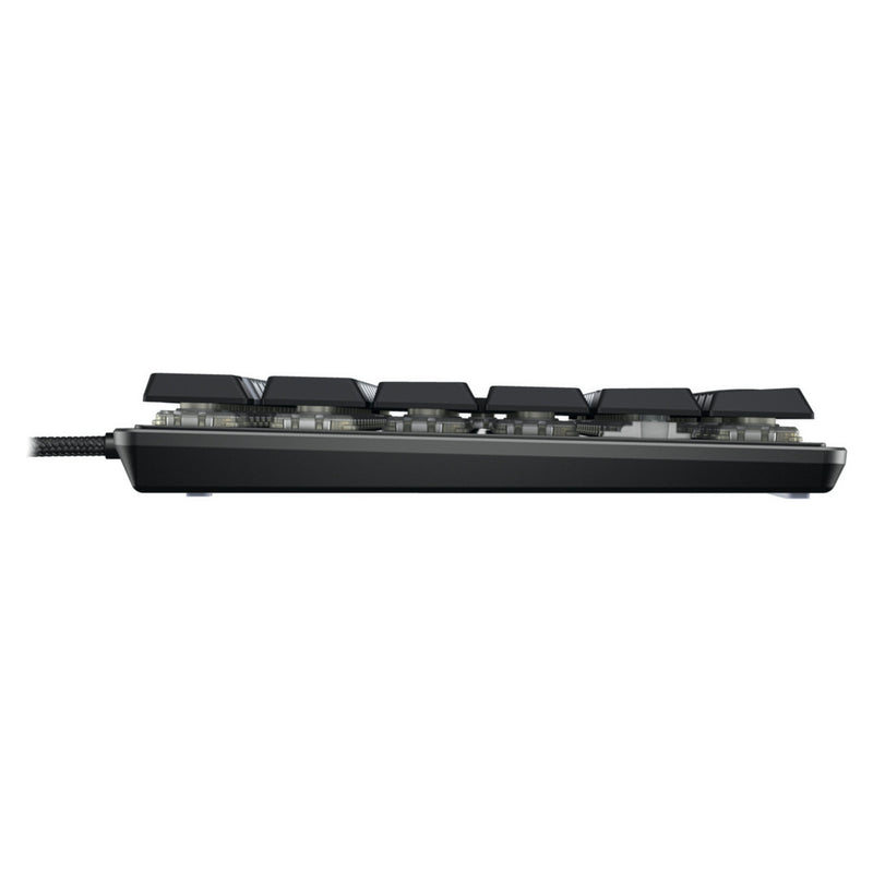 Load image into Gallery viewer, Cherry kc 500 mx lp mechanisch toetsenbord (zwart, us lay-out (qwerty), mx low profile 2.0 ivory, 100%, white leds, pbt keycaps)