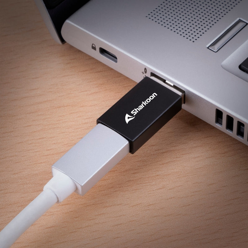 Load image into Gallery viewer, Sharkoon officepal usb-c adapters (zwart)