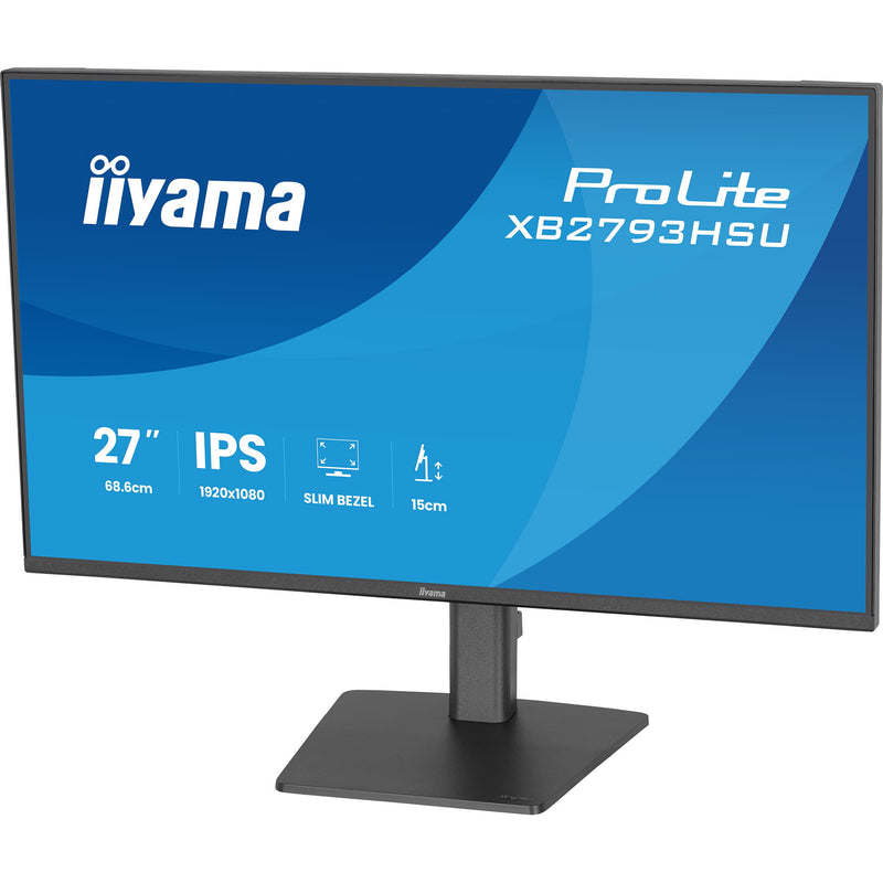 Load image into Gallery viewer, Iiyama prolite xb2793hsu-b1 27 monitor (zwart (mat), 120hz, hdmi, displayport, usb, audio)