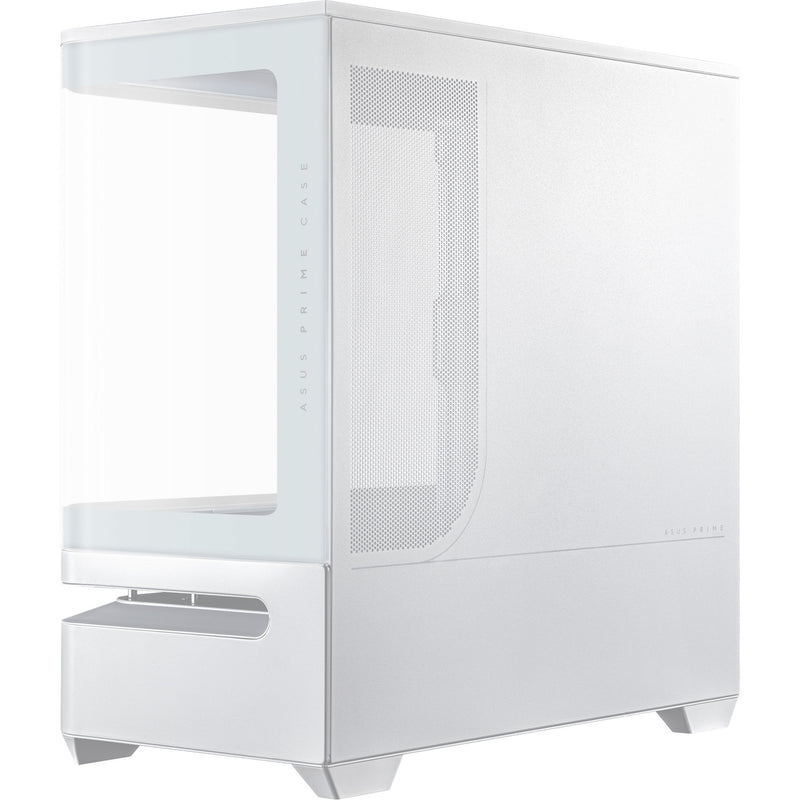 Cargue la imagen en el visor de la galería, Asus prime ap202 midi tower behuizing (wit | 2x usb-a | 1x usb-c | rgb | tempered glass)