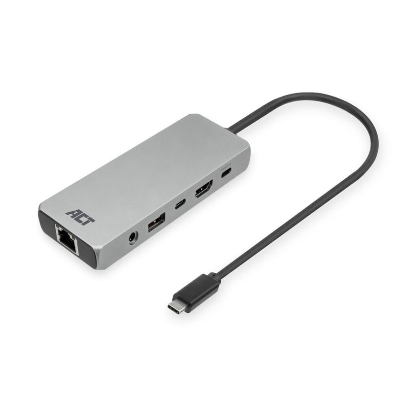 Load image into Gallery viewer, Act connectivity usb-c 4k 8k 60hz dockingstation (grijs)
