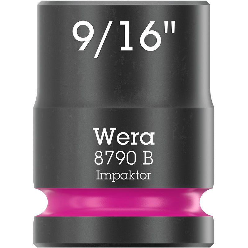 Afbeelding laden in galerijviewer, Wera 9608 dop-magneetstrip b impaktor imperial 1 dopsleutel (zwart groen, 9‑delig)
