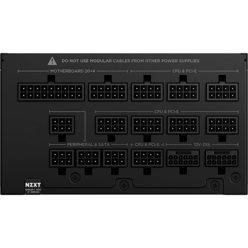 Load image into Gallery viewer, Nzxt c1500 platinum modulaire 1500 watt voeding (zwart, 2x 12v-2x6, 6x pcie)