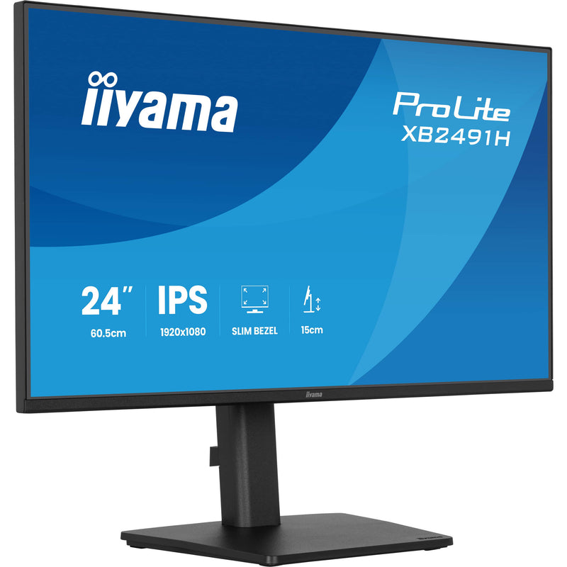 Load image into Gallery viewer, Iiyama prolite xb2491h-b1 23.8 monitor (zwart, 120 hz, hdmi, displayport)