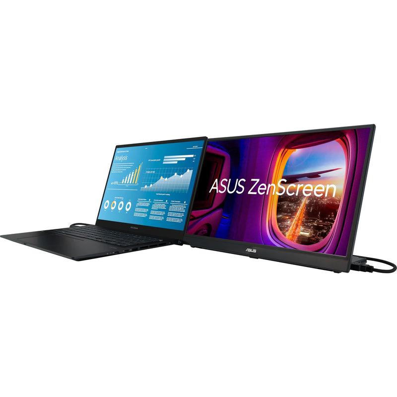 Afbeelding laden in galerijviewer, Asus zenscreen mb17ahg portable monitor 17.3 (zwart, 144hz, hdmi, usb type-c, freesync premium)