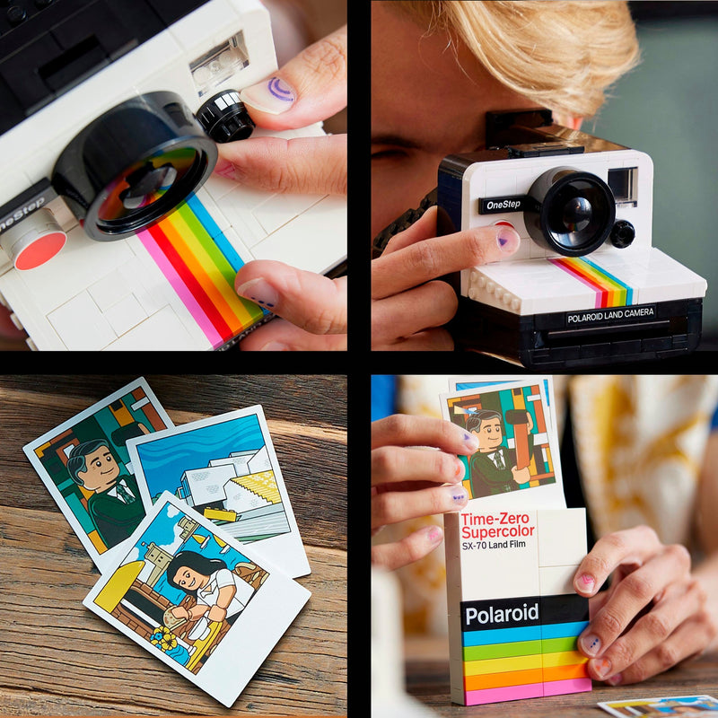 Laden Sie das Bild in Galerie -Viewer, Lego ideas polaroid onestep sx-70 camera constructiespeelgoed (21345)