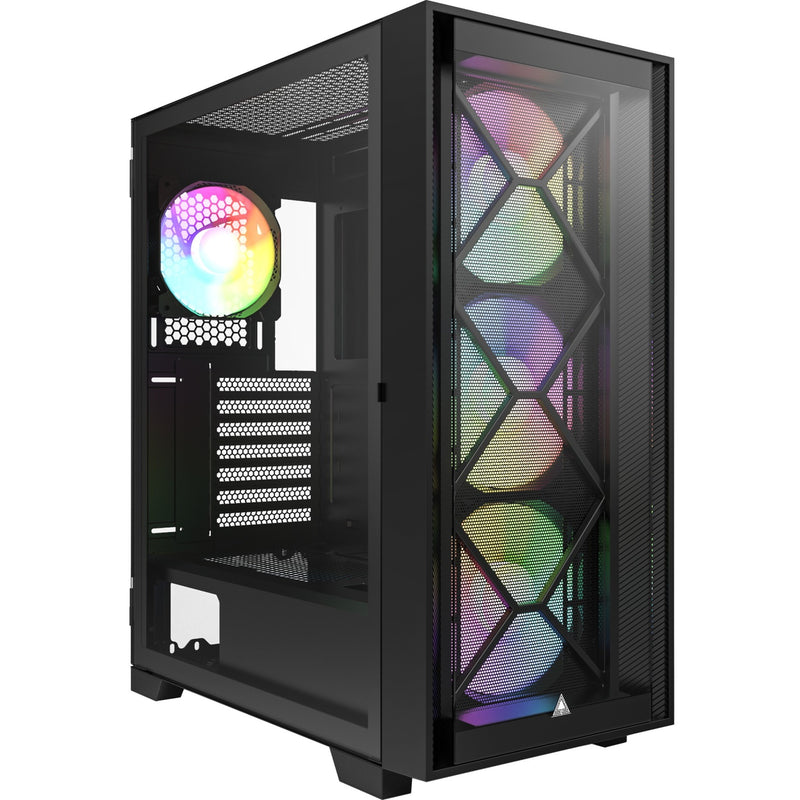 Load image into Gallery viewer, Montech air 1000 premium midi tower behuizing (zwart | 3x usb-a | tempered glass)