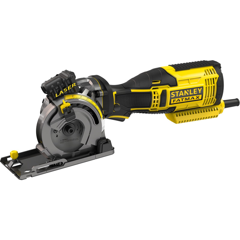 Load image into Gallery viewer, Stanley fatmax 650w multimateriaalzaag handcirkelzaag (geel zwart, met koffer)