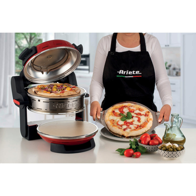 Afbeelding laden in galerijviewer, Ariete dubbele pizzaoven 0927 00 (rood)
