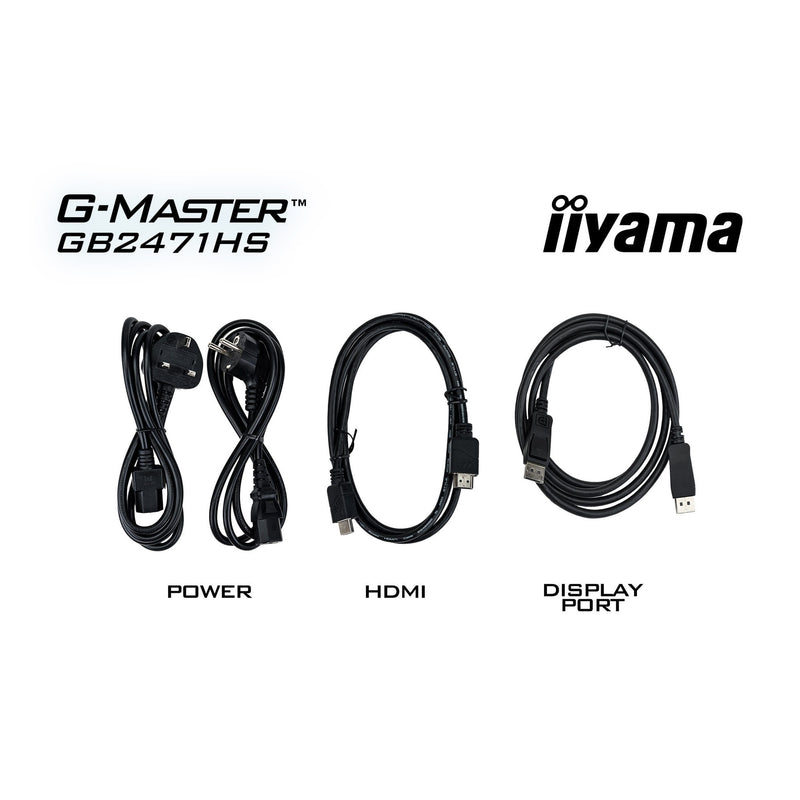 Load image into Gallery viewer, Iiyama g-master red eagle gb2471hs-b1 23.8 gaming monitor (zwart, 2x hdmi, displayport, 240 hz)