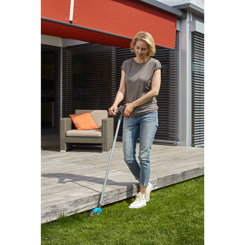 Load image into Gallery viewer, Gardena comfort grasschaar op steel (turquoise zwart, 12100-20)