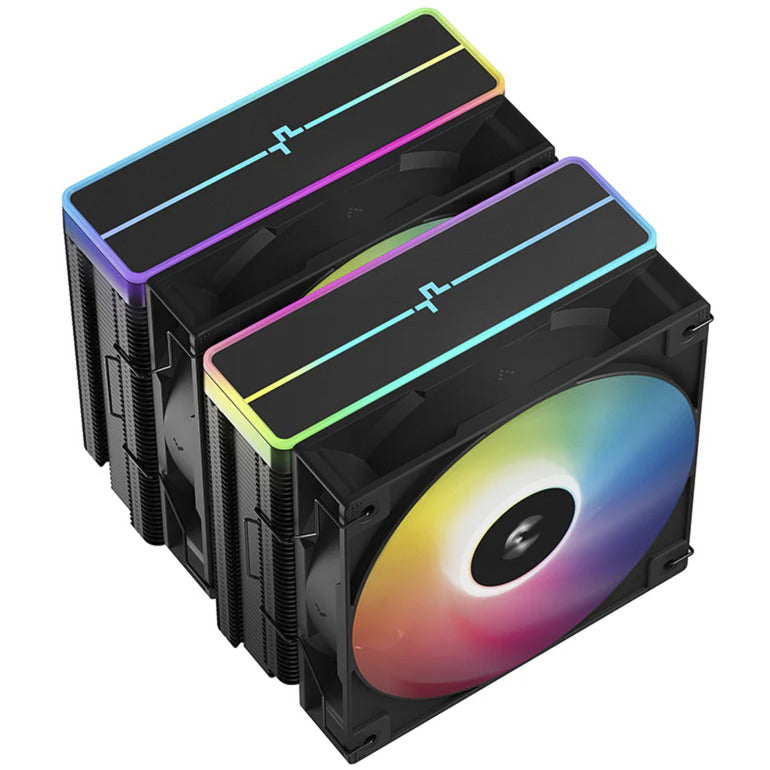 Chargez l'image dans la visionneuse de la galerie, Deepcool ag620 bk argb v2 cpu-koeler (zwart)