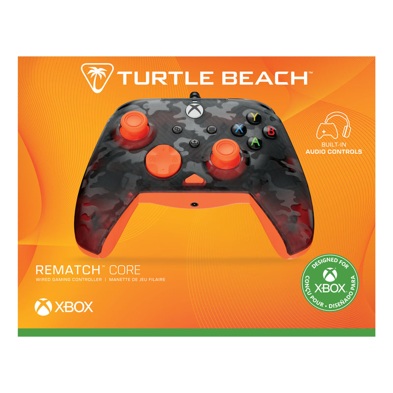 Load image into Gallery viewer, Turtle beach rematch core bedrade controller (zwart oranje, xbox serie x|s, xbox one, pc)