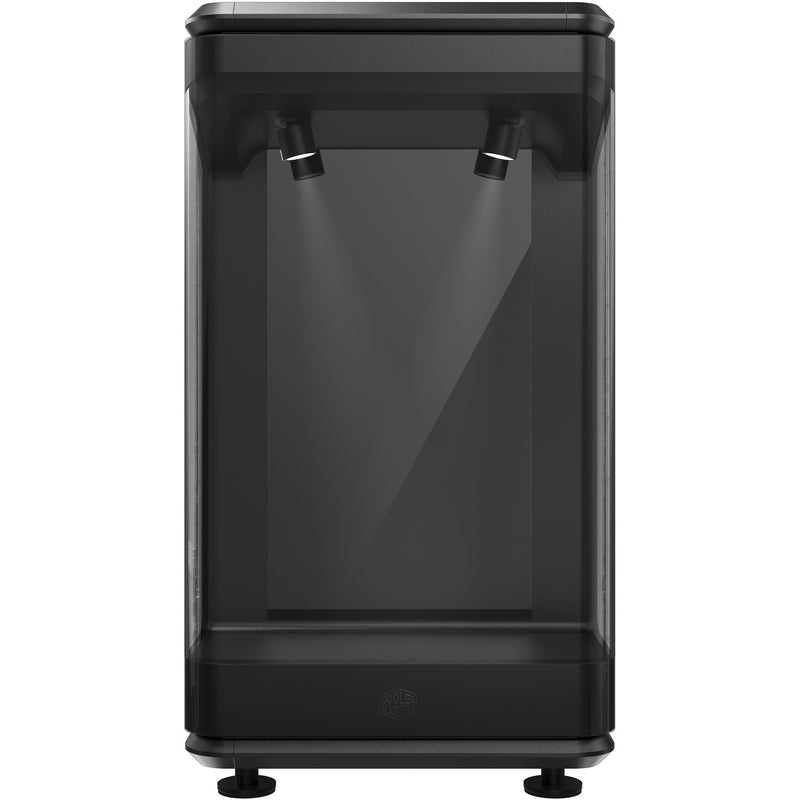 Load image into Gallery viewer, Cooler master masterframe 360 stage lcd midi tower behuizing (zwart | 2x usb-a | 1x usb-c | tempered glass)