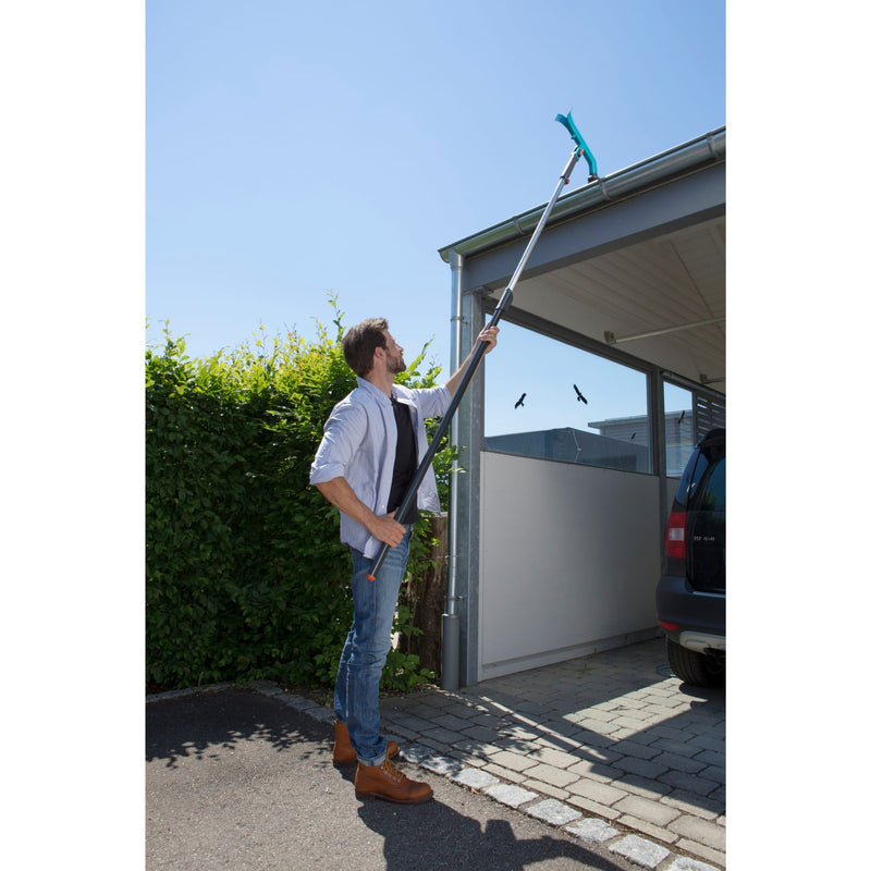 Load image into Gallery viewer, Gardena combisystem gootreiniger gehoekte bezem (turquoise zwart, 3651-20)