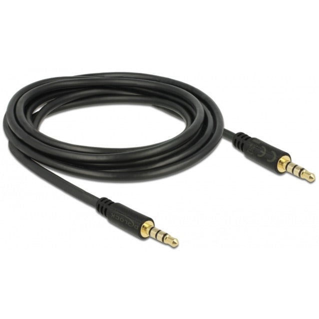 Chargez l'image dans la visionneuse de la galerie, Delock 3,5 mm male > 3.5 mm male kabel (zwart, 3 meter)