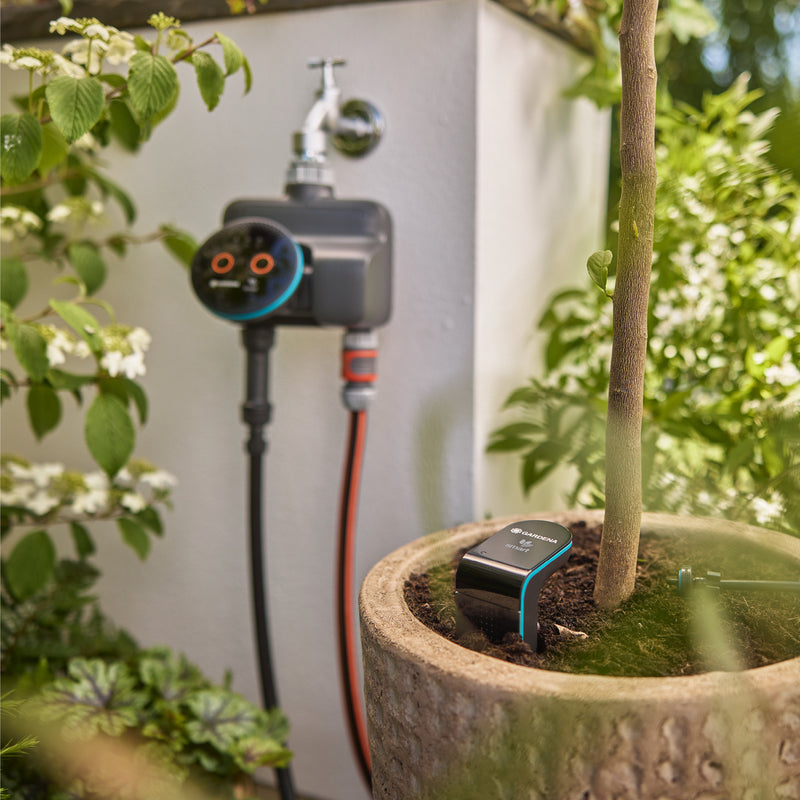 Load image into Gallery viewer, Gardena smart dual water control besproeiingscomputer (grijs turquoise, 19034-20)