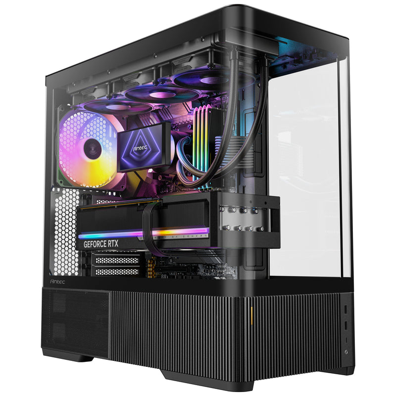 ギャラリービューアに画像をロードする, Antec c6 curve argb midi tower behuizing (zwart | 2x usb-a | 1x usb-c | tempered glass)