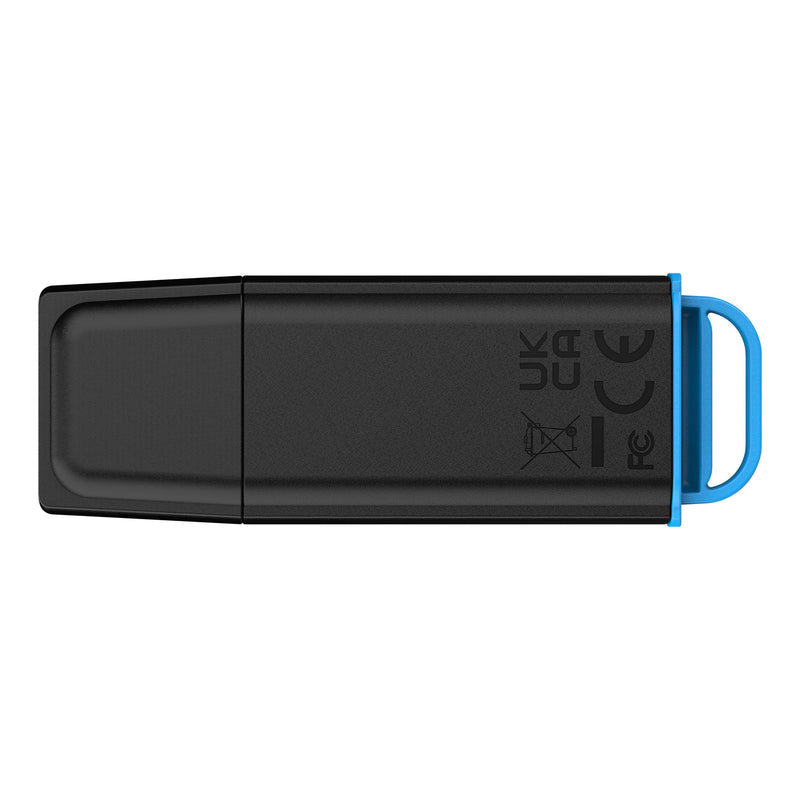 Afbeelding laden in galerijviewer, Kingston datatraveler exodia 128 gb usb-stick (zwart blauw, usb-a 3.2 gen 1 (5 gbit s))