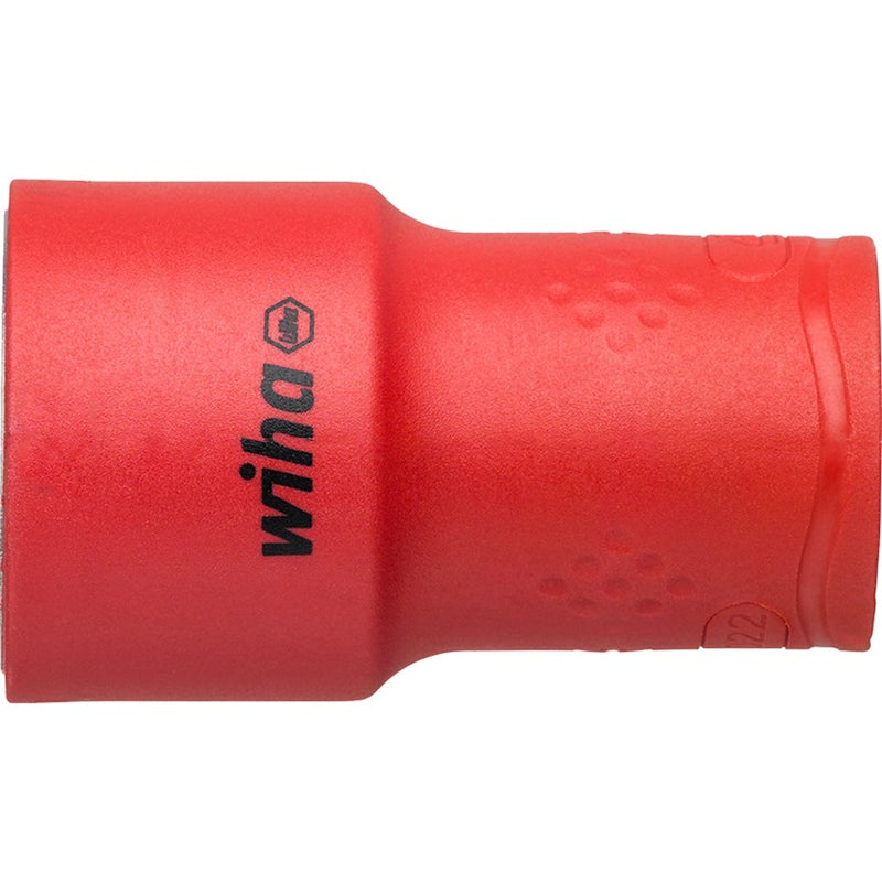 Load image into Gallery viewer, Wiha ratelsleutelset geïsoleerd 1 2 dopsleutel (rood geel, 20-delig in koffer)
