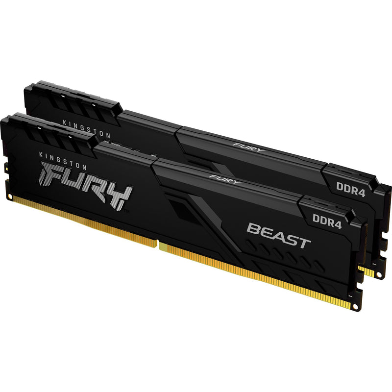 Afbeelding laden in galerijviewer, Kingston fury beast 32 gb ddr4-3200 (2x 16 gb) werkgeheugen (zwart, kf432c16bb1k2 32, xmp 2.0)