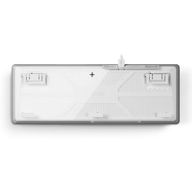 Chargez l'image dans la visionneuse de la galerie, Pulsar pcmk 2he tkl mechanical gaming keyboard (wit, us lay-out (qwerty), 80% (tkl), rgb, pbt double-shot keycaps, hot-swap)