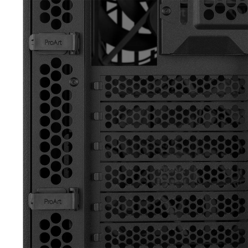 Afbeelding laden in galerijviewer, Asus proart pa401 wood edition - metal panel midi tower behuizing (zwart | 2x usb-a | 1x usb-c)