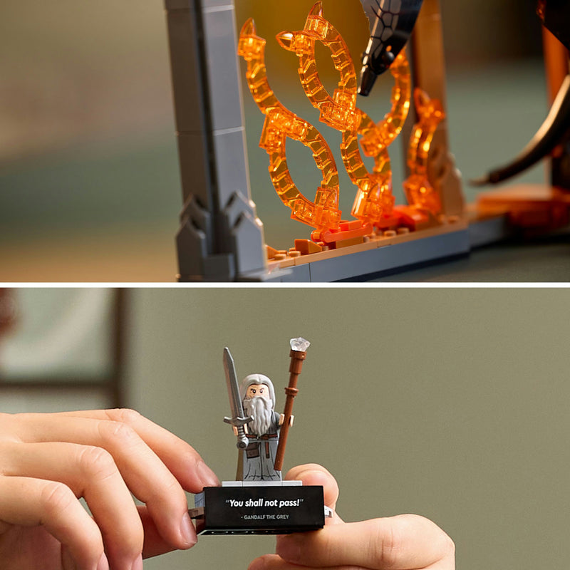 Load image into Gallery viewer, Lego icons boekensteun: the lord of the rings – balrog constructiespeelgoed (10367)