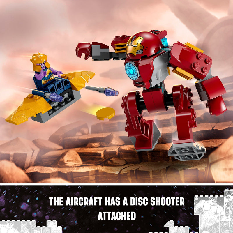 Laden Sie das Bild in Galerie -Viewer, Lego marvel - iron man hulkbuster vs. thanos constructiespeelgoed (76263)