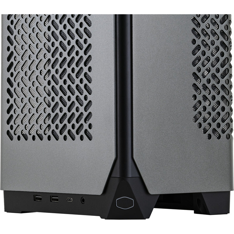 Load image into Gallery viewer, Cooler master ncore 100 max mini tower behuizing (donkergrijs | 2x usb-a | 1x usb-c)