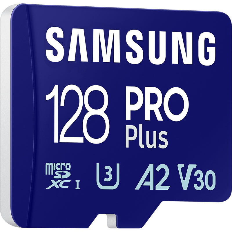 Cargue la imagen en el visor de la galería, Samsung pro plus 128 gb microsdxc (2023) geheugenkaart (blauw, uhs-i u3, class 10, v30, a2)