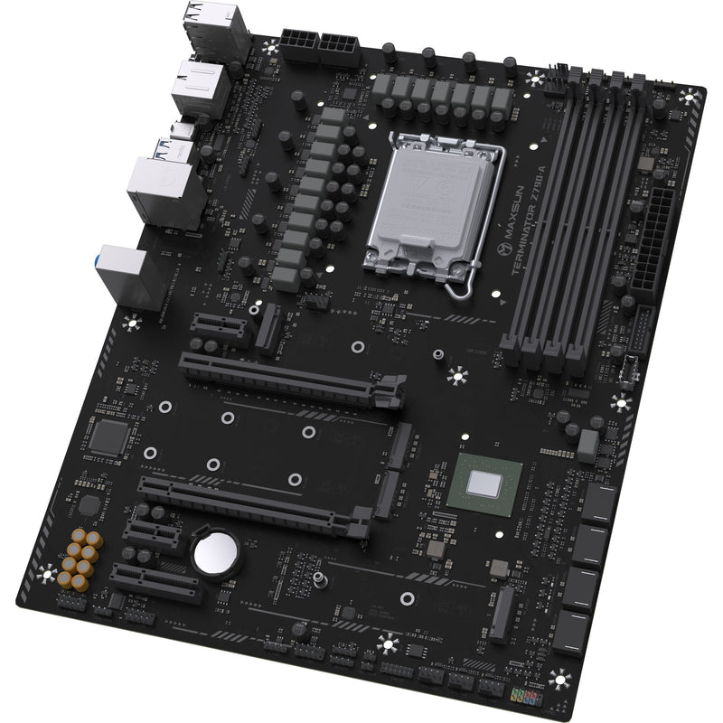 Afbeelding laden in galerijviewer, Maxsun ms-terminator z790-a wifi socket 1700 moederbord (zwart, raid, 2.5 gb-lan, wlan, bt, sound, atx)