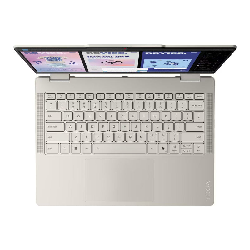 Afbeelding laden in galerijviewer, Lenovo yoga 7 2-in-1 14ill10 (83jq00fvmh) 14 copilot+ laptop (hoogglans wit | core ultra 5 226v | intel arc graphics 130v | 16 gb | 512 gb ssd | touch)