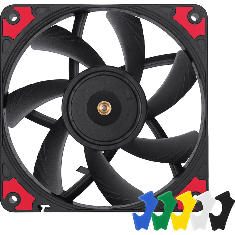 Load image into Gallery viewer, Noctua nf-a12x15 pwm chromax.black.swap case fan (zwart, 120 x 120 x 15 mm)