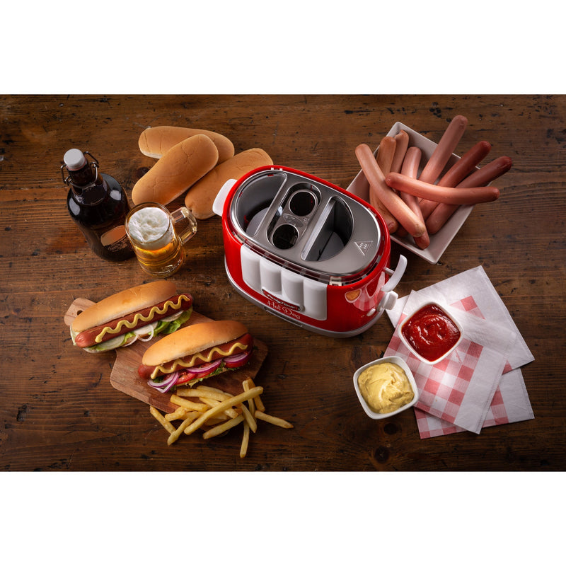 Load image into Gallery viewer, Ariete party time hotdogmaker 0206 00 hot dog maker (rood wit)