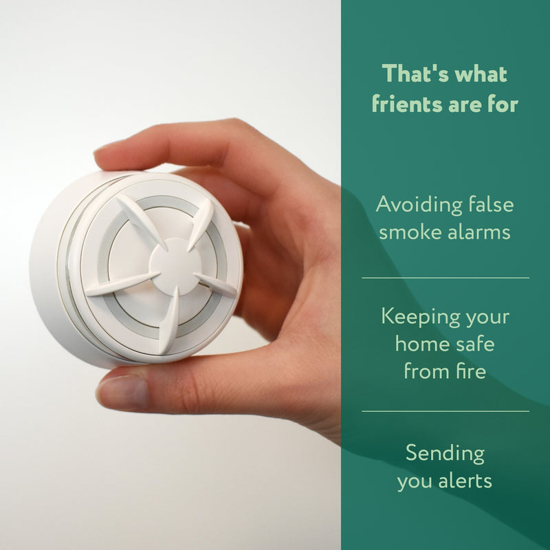Load image into Gallery viewer, Frient intelligent heat alarm melder (wit, zigbee 3.0)