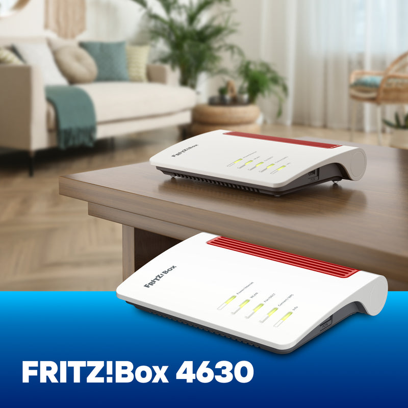Load image into Gallery viewer, Fritz! box 4630 edition international router (wit rood, mesh wi-fi, 2.5 gbit s)