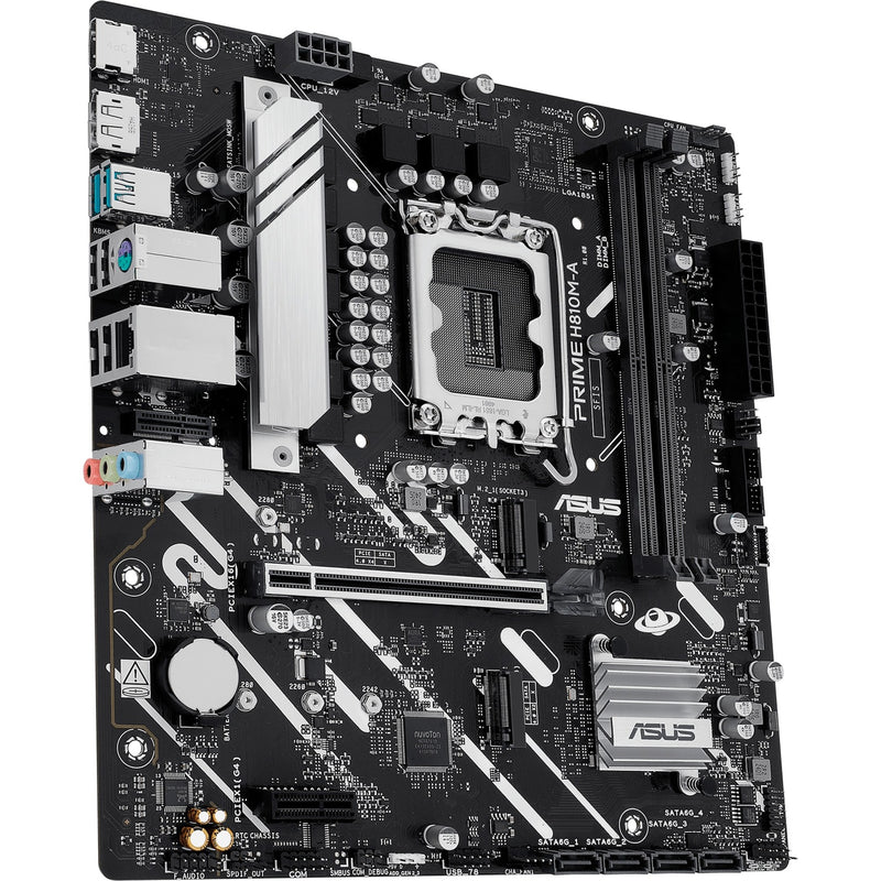 Load image into Gallery viewer, Asus prime h810m-a-csm socket 1851 moederbord (raid, gb-lan, sound, µatx)