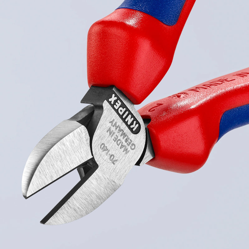 Load image into Gallery viewer, Knipex zijsnijtang 70 02 140 kniptang (rood blauw)