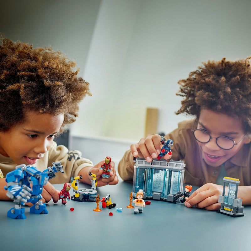 Load image into Gallery viewer, Lego marvel 76315 iron mans laboratorium harnasruimte