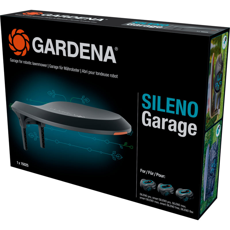 Load image into Gallery viewer, Gardena sileno robotmaaiergarage voor sileno pro max free afdak (grijs oranje)