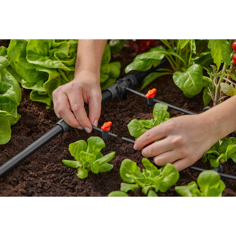 Load image into Gallery viewer, Gardena micro-drip-system t-stuk 1 2” – 3 16 verbinding (donkergrijs)