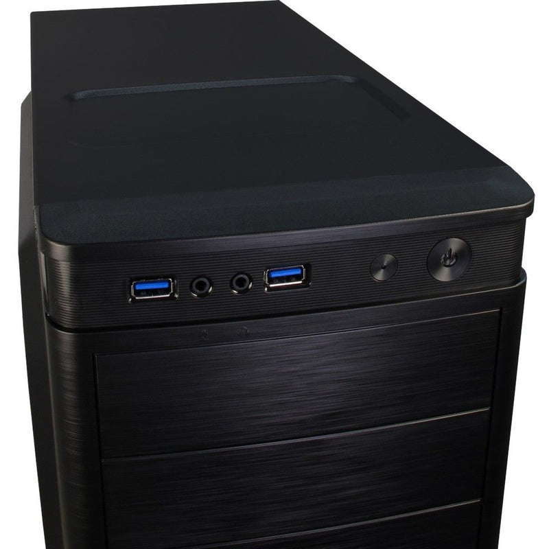 Load image into Gallery viewer, Inter-tech it- 5905 midi tower behuizing (zwart | 2x usb-a)