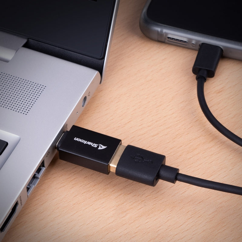 Load image into Gallery viewer, Sharkoon officepal usb-c adapters (zwart)