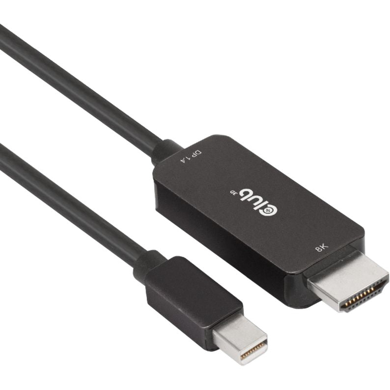 Load image into Gallery viewer, Club 3d mini displayport 1.4 naar hdmi kabel (zwart, 1,8 meter)