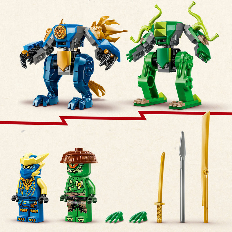 Laden Sie das Bild in Galerie -Viewer, Lego ® ninjago® - jay's drakenmechastrijd - speelgoedmecha - speelset met 2 minifiguren - 71853